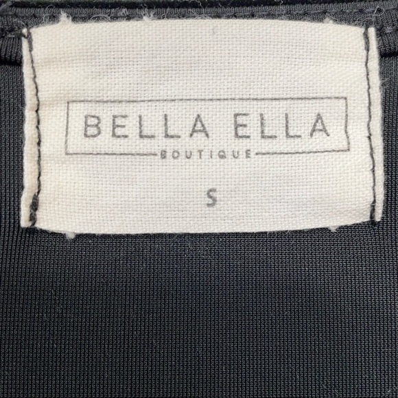 Bella Ella Boutique Fashion Icon Velvet Top - Black Regencycore - SZ S - Picture 8 of 9